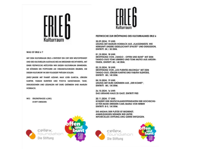 ERLE 6 - Das Programm